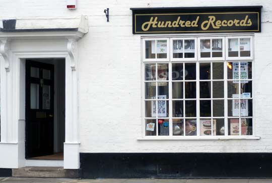 Hundred Records shop front